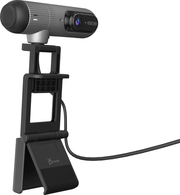 Веб-камера J5create 2K, USB-A/C 3.0 (JVU302-N) - изображение 4