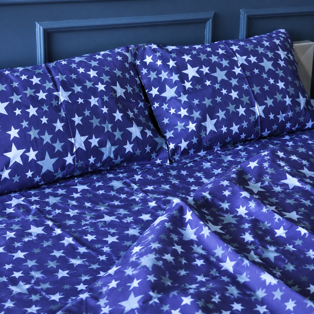 Простынь Ranforce Elite 17-0976 Dreamy Stars 200*220 - изображение 4