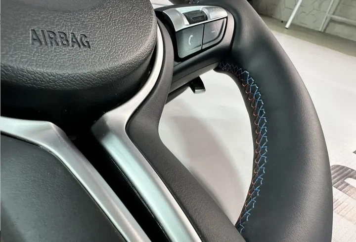 Кожаный M руль Руль M3 стиль BMW F series F01 F02 F06 F07 F10 F11 F12 F13 - изображение 4