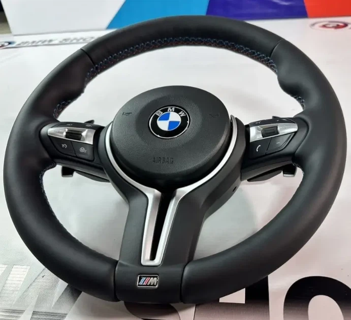 Кожаный M руль Руль M3 стиль BMW F series F01 F02 F06 F07 F10 F11 F12 F13 - изображение 7