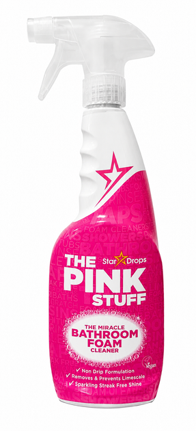 Пінний засіб для чищення ванної кімнати The Pink Stuff Bathroom Foam Cleaner, 750 мл - Фото 1 Пінний засіб для чищення ванної кімнати The Pink Stuff Bathroom Foam Cleaner, 750 мл - зображення 1