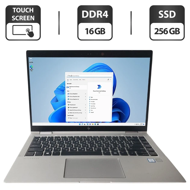 Ноутбук-трансформер HP EliteBook x360 1040 G5 / 14" (1920x1080) IPS Touch / Intel Core i7-8650U (4 (8) ядра по 1.9 - 4.2 GHz) / 16 GB DDR4 / 256 GB SSD / Intel UHD Graphics 620 / WebCam б/в - Фото 1 Ноутбук-трансформер HP EliteBook x360 1040 G5 / 14" (1920x1080) IPS Touch / Intel Core i7-8650U (4 (8) ядра по 1.9 - 4.2 GHz) / 16 GB DDR4 / 256 GB SSD / Intel UHD Graphics 620 / WebCam б/в - зображення 1