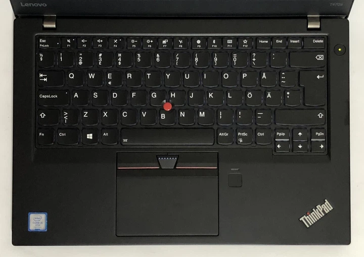Ультрабук Lenovo ThinkPad T470s / 14" (1920x1080) IPS / Intel Core i5-7300U (2 (4) ядра 2.6 - 3.5 GHz) / 8 GB DDR4 / 256 GB SSD / Intel HD Graphics 620 / WebCam / Win 10 Pro б/в - Фото 8 Ультрабук Lenovo ThinkPad T470s / 14" (1920x1080) IPS / Intel Core i5-7300U (2 (4) ядра 2.6 - 3.5 GHz) / 8 GB DDR4 / 256 GB SSD / Intel HD Graphics 620 / WebCam / Win 10 Pro б/в - зображення 8