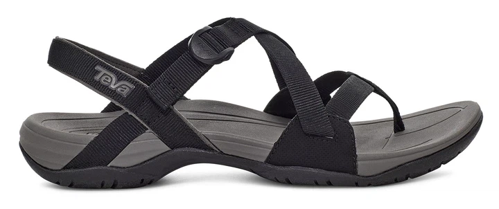 Жіночі сандалі Teva Ascona Cross Strap з перехресними ремінцями та амортизуючою підошвою трекінг повсякденні комфортні відкриті чорні 38 - Фото 1 Жіночі сандалі Teva Ascona Cross Strap з перехресними ремінцями та амортизуючою підошвою трекінг повсякденні комфортні відкриті чорні 38 - изображение 1