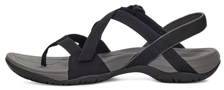 Жіночі сандалі Teva Ascona Cross Strap з перехресними ремінцями та амортизуючою підошвою трекінг повсякденні комфортні відкриті чорні 38 - Фото 3 Жіночі сандалі Teva Ascona Cross Strap з перехресними ремінцями та амортизуючою підошвою трекінг повсякденні комфортні відкриті чорні 38 - изображение 3