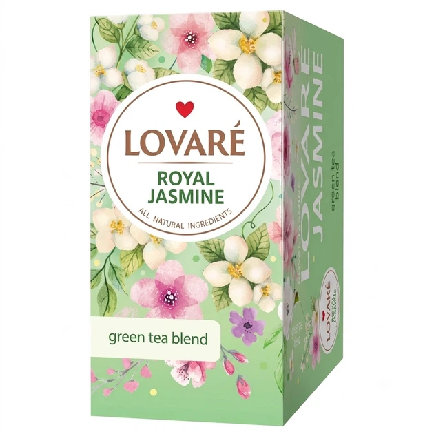 Чай зелений Lovare Royal Jasmine 24х1.5 г - зображення 2