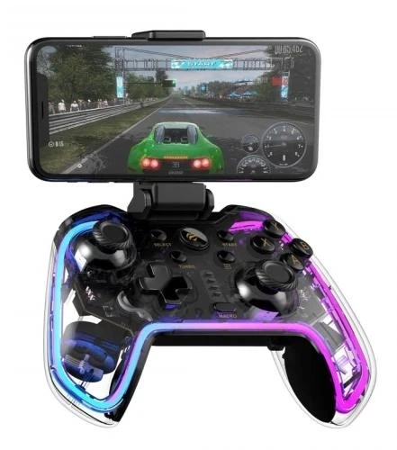 Геймпад G158BT PRO, Transparent, бездротовий (Bluetooth 4.0) PC / Playstation 3/4 / Switch / Havit (2000003495498) - зображення 3