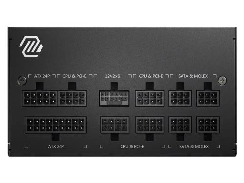 Блок живлення 750 Вт, MAG A750GL PCIE5, Black, модульний MSI (teh0028957) - зображення 2
