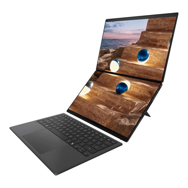 Ноутбук 14" Asus ZenBook Duo UX8407AA-SN216X Intel Core Ultra 9 386H 32GB 2TB SSD W11 Pro Moher Gray (90NB16V1-M00A40) - зображення 4