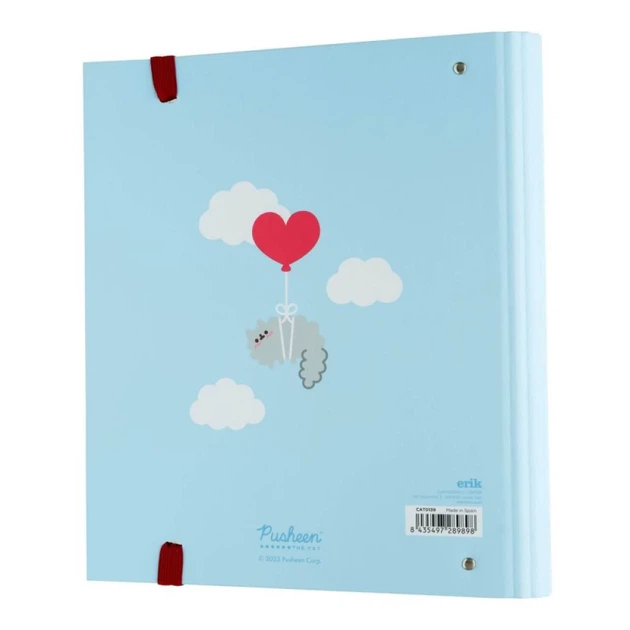 Папка-реєстратор Pusheen Purrfect Love A4 з картками 4 кільця (CBK0139) - Фото 2 Папка-реєстратор Pusheen Purrfect Love A4 з картками 4 кільця (CBK0139) - зображення 2