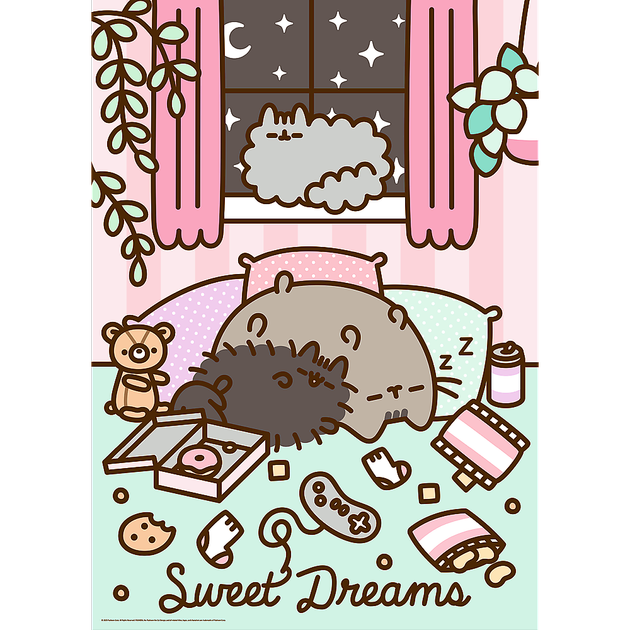 Пазл Trefl Premium Plus Pusheen 1000 елементів 12080 (5900511120806) - зображення 2