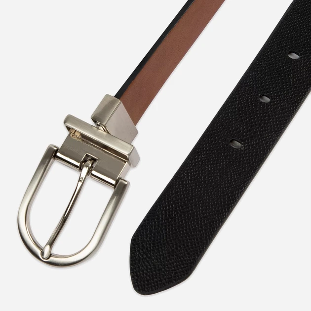 Ремень двусторонний женский из натуральной кожи Calvin Klein 448715359 L (113 см) Черный/Коричневый (1160488563) - изображение 5