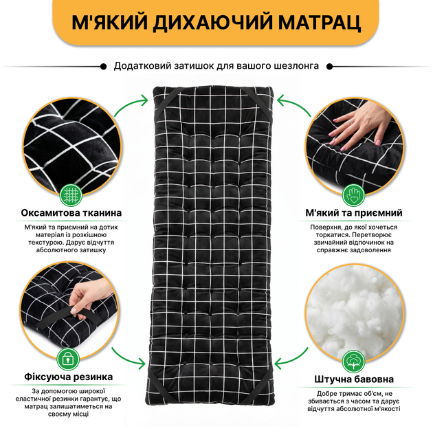 Туристическая раскладушка LEOBRO с толстым бархатным матрасом (LB-CC-L2-PAT) - Фото 11 Туристическая раскладушка LEOBRO с толстым бархатным матрасом (LB-CC-L2-PAT) - изображение 11