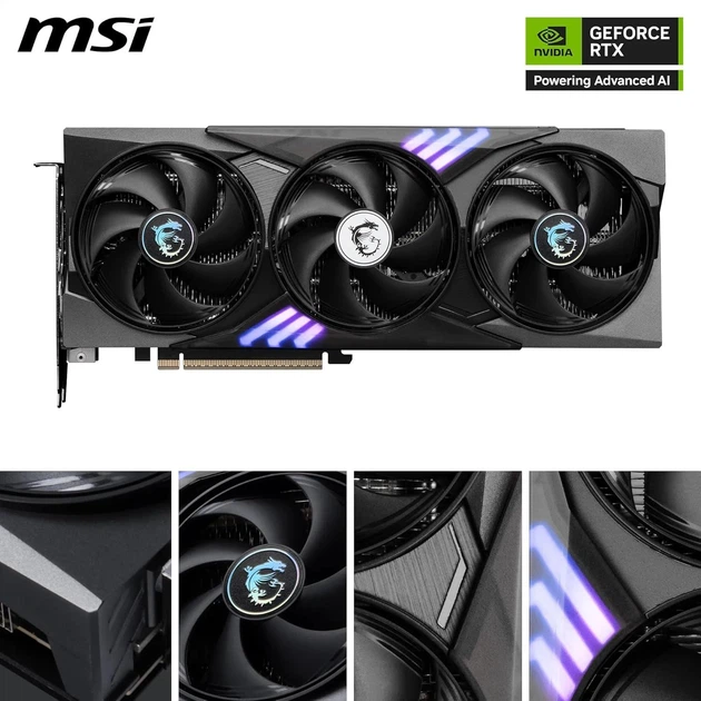 Відеокарта MSI GeForce RTX 5060 Ti GAMING TRIO OC 16GB (G506T-16GTC) - изображение 3