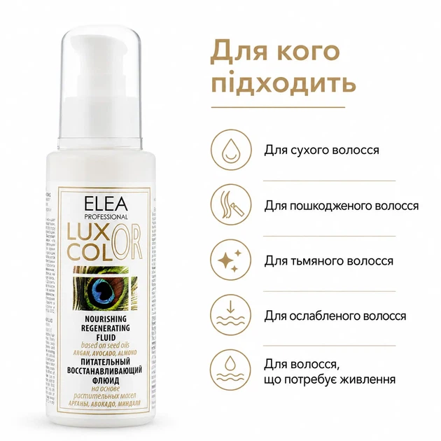 Питательный восстанавливающий флюид для волос Elea Professional Artisto 98 мл - изображение 4
