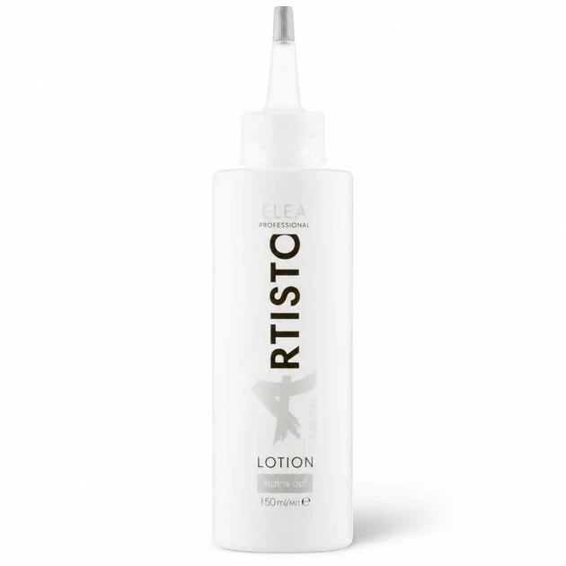 Лосьон для удаления краски с кожи головы Elea Professional Artisto Lotion 150 мл - Фото 1 Лосьон для удаления краски с кожи головы Elea Professional Artisto Lotion 150 мл - изображение 1