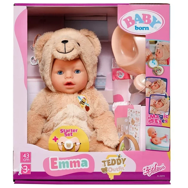 Лялька Baby Born Емма у костюмі ведмедика 43 см (837115) - зображення 10