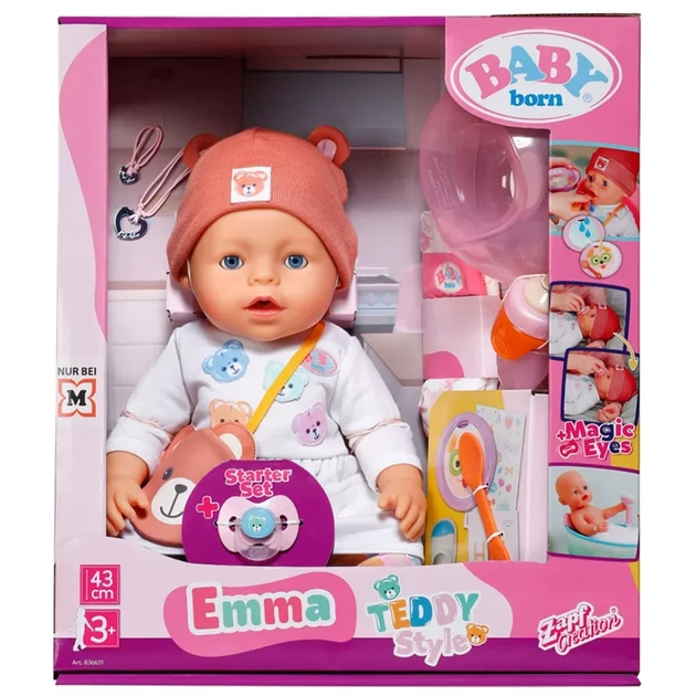 Лялька Baby Born Емма-Тедді 43 см (836651) - зображення 8