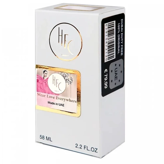 Женская парфюмированная вода No Brand (версия Haute Fragrance Company Wear Love Everywhere), Newly 58 мл - Фото 6 Женская парфюмированная вода No Brand (версия Haute Fragrance Company Wear Love Everywhere), Newly 58 мл - изображение 6