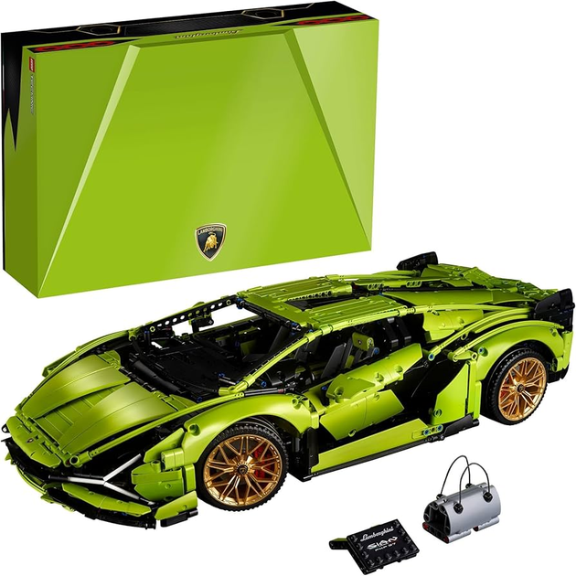 Конструктор Lamborghini Technic на 3696 деталей, спортивный суперкар, модель автомобиля, для взрослых - изображение 3