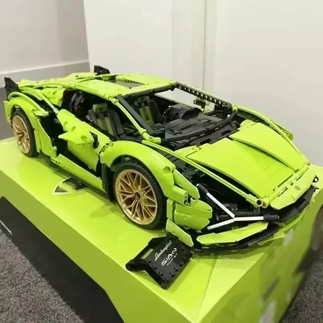 Конструктор Lamborghini Technic на 3696 деталей, спортивный суперкар, модель автомобиля, для взрослых - изображение 5