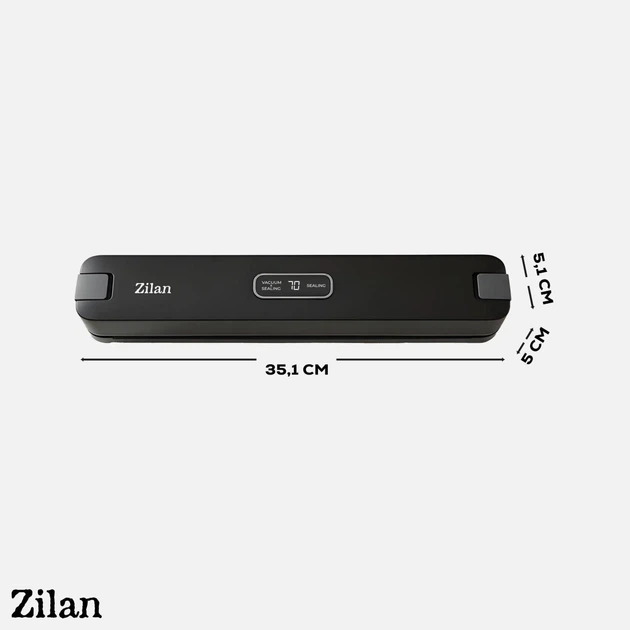 Вакуумный упаковщик Zilan ZLN2808 88 Вт 65 кПа для пакетов до 30 см - изображение 6