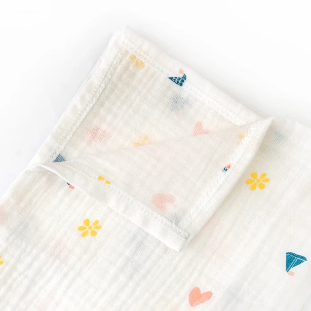 Пеленка из муслина для малышей Dexter`s little sail 70-80см белый - Фото 2 Пеленка из муслина для малышей Dexter`s little sail 70-80см белый - изображение 2