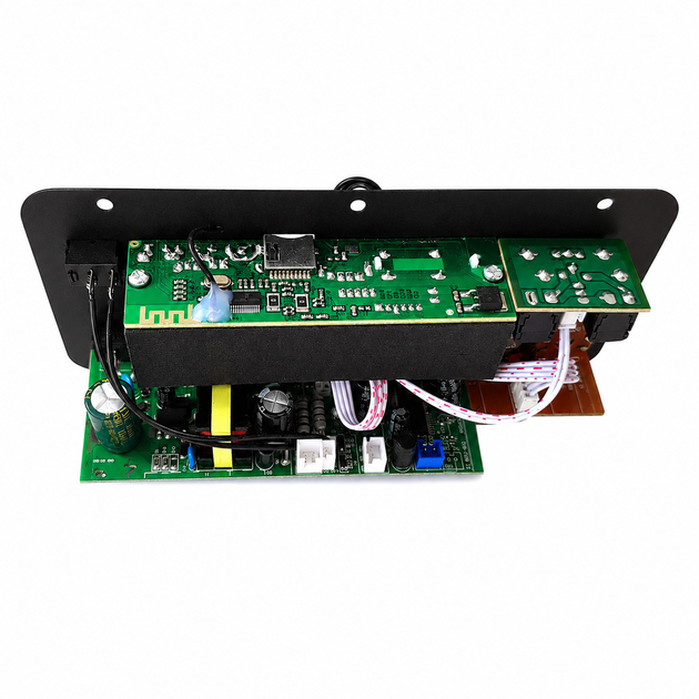 Підсилювач потужності звуку, Bluetooth, мікрофон караоке, usb, aux, FM D10 - зображення 3