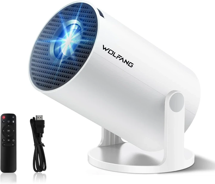 Проектор WOLFANG WP05 Full HD Wi-Fi Bluetooth Android (102211936) - Фото 1 Проектор WOLFANG WP05 Full HD Wi-Fi Bluetooth Android (102211936) - зображення 1