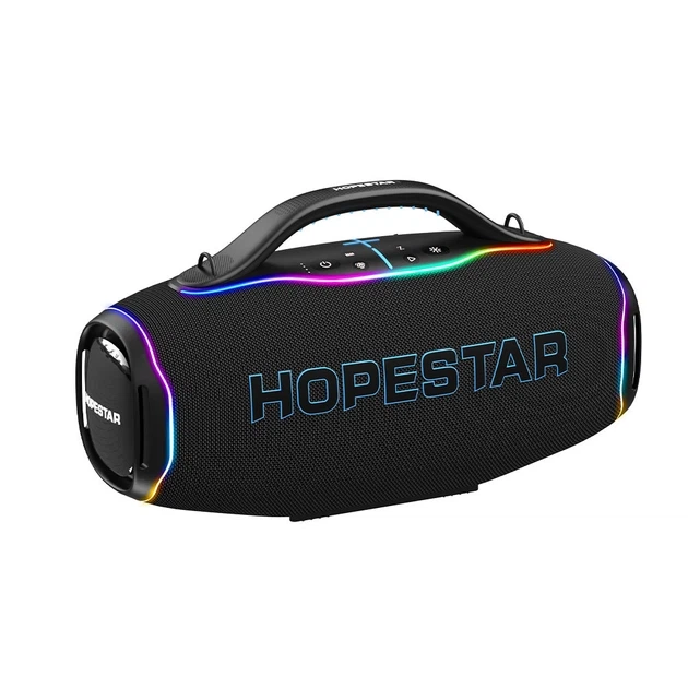 Портативная колонка Bluetooth Hopestar A90 PRO с 2-мя микрофонами 700W Black - изображение 8