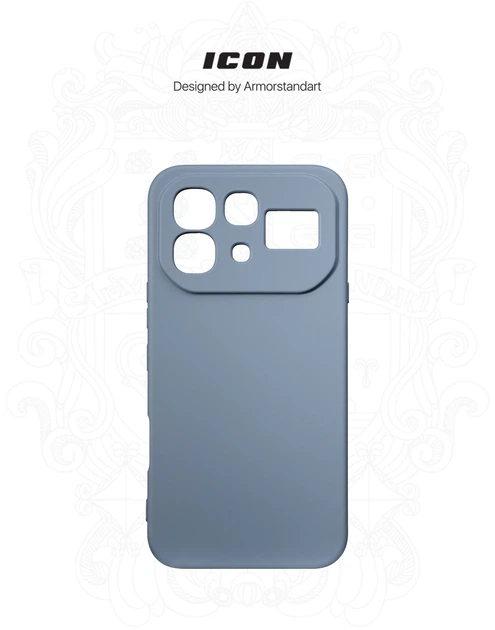 Чехол ArmorStandart ICON для Infinix Note 60 5G Camera cover Winter Blue (ARM91893) - Фото 3 Чехол ArmorStandart ICON для Infinix Note 60 5G Camera cover Winter Blue (ARM91893) - изображение 3