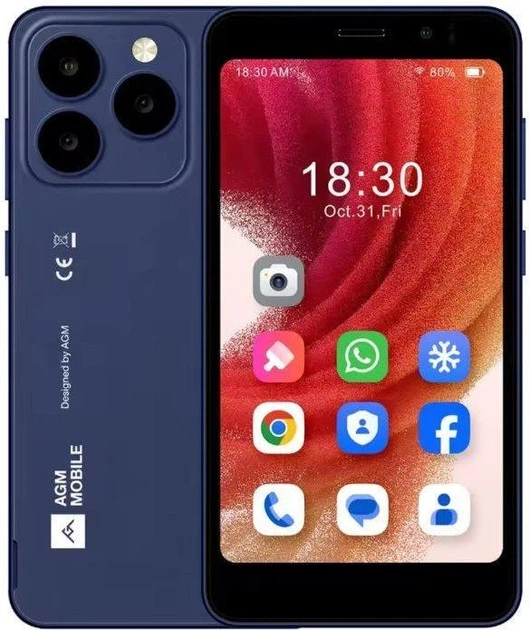 Смартфон AGM N2 Mini 3/32GB Blue (Global Version) (no adapter) - Фото 1 Смартфон AGM N2 Mini 3/32GB Blue (Global Version) (no adapter) - зображення 1