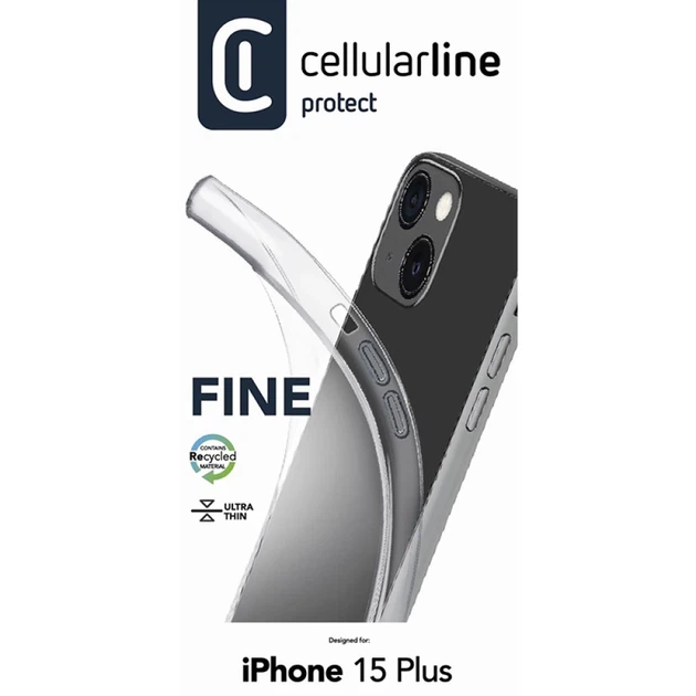Чехол Cellularline Fine для iPhone 15 Plus Clear (FINECIPH15MAX) - изображение 4
