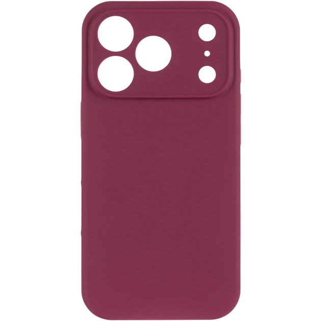 Чохол Silk Full Camera Protective (AA) NO LOGO для Apple iPhone 17 Pro (6.3") Бордовий / Plum - 00000083806_5 - Фото 2 Чохол Silk Full Camera Protective (AA) NO LOGO для Apple iPhone 17 Pro (6.3") Бордовий / Plum - 00000083806_5 - изображение 2
