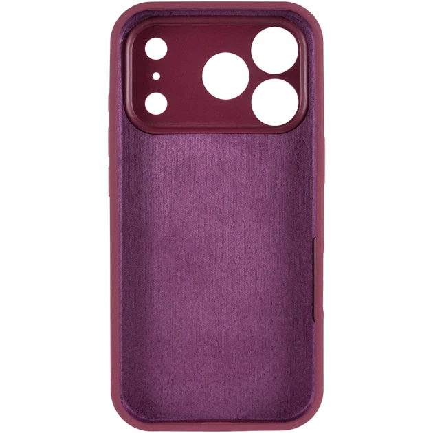 Чохол Silk Full Camera Protective (AA) NO LOGO для Apple iPhone 17 Pro (6.3") Бордовий / Plum - 00000083806_5 - Фото 3 Чохол Silk Full Camera Protective (AA) NO LOGO для Apple iPhone 17 Pro (6.3") Бордовий / Plum - 00000083806_5 - изображение 3