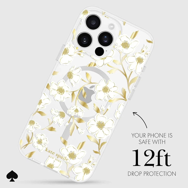Чехол Kate Spade New York Protective Gems для iPhone 16 Pro Max Sunshine Floral (KS054468) - изображение 13