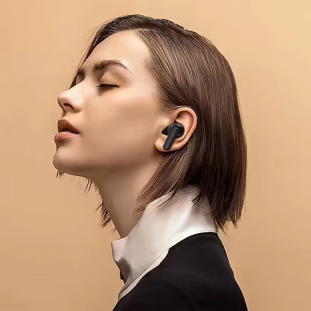 Бездротові Bluetooth навушники ACEFAST W6 smart screen active noise cancelling true wireless earbuds BT 5.4 Black - изображение 7