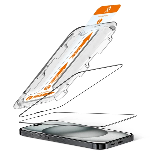 Szkło ochronne Crong EasyShield do iPhone 16 / iPhone 15 2 pack (5904310704328) - obraz 2