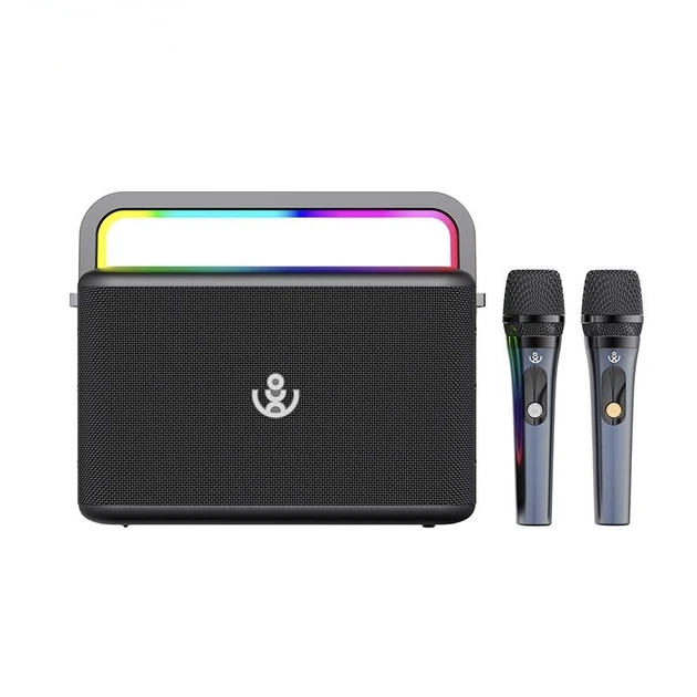 Портативна колонка Bluetooth Xdobo Nuts BT5.3 TWS з 2-ма мікрофонами 120W Black - Фото 2 Портативна колонка Bluetooth Xdobo Nuts BT5.3 TWS з 2-ма мікрофонами 120W Black - зображення 2