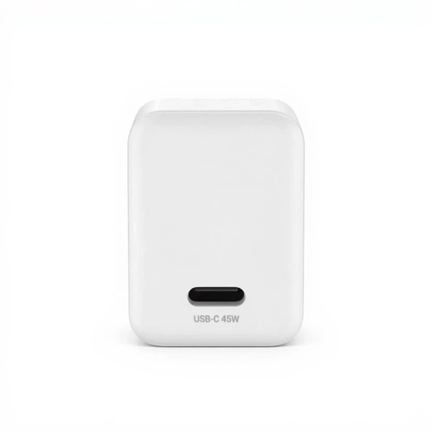 Ładowarka Crong Ultra Compact GaN USB-C 45W PD 3.0 White (5904310706308) - Zdjęcie 2 Ładowarka Crong Ultra Compact GaN USB-C 45W PD 3.0 White (5904310706308) - obraz 2