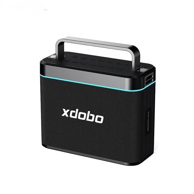 Портативна колонка Bluetooth Xdobo Truth IPX6 BT5.3 TWS з 2-ма мікрофонами 200W Black - зображення 4