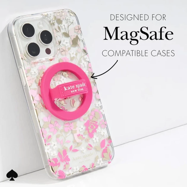 Держатель Kate Spade New York Magnetic Loop Grip Pink with MagSafe (KS053402) - изображение 4