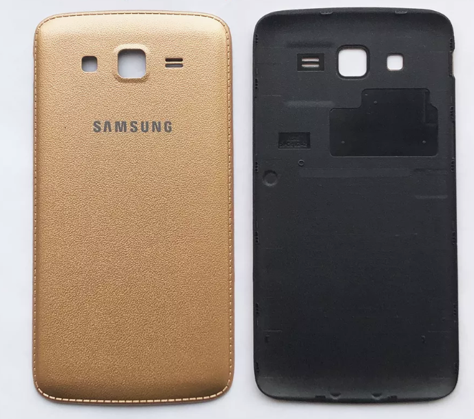 Задняя крышка для Samsung G7102 Galaxy Grand 2 Duos золотистая - Фото 1 Задняя крышка для Samsung G7102 Galaxy Grand 2 Duos золотистая - изображение 1
