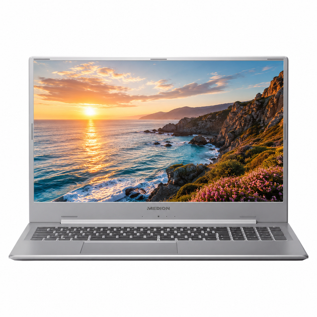 Ноутбук 17,3" Medion (Lenovo Group) Akoya P17609 | Intel Core i5-1135G7 | IPS (1920x1080) FullHD | RAM 16 ГБ | SSD 256 ГБ + HDD 1 ТБ | Nvidia GeForce MX450 | Металевий корпус | Win11 (5298) - Уцінка - зображення 2