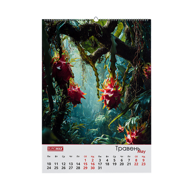 Календарь настенный на 2027 год А2, 1 пружина Tropic (BM.210655) - изображение 6