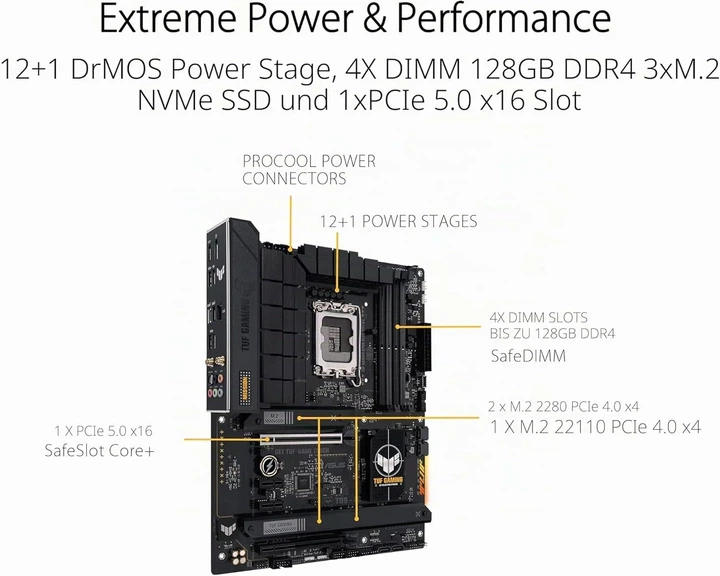 Материнская плата ASUS TUF Gaming B760-PLUS WiFi D4 (102215653) - изображение 4