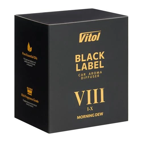 Освіжувач повітря в дефлектор VITOL Black Label Morning Dew 8мл (68123) - Фото 10 Освіжувач повітря в дефлектор VITOL Black Label Morning Dew 8мл (68123) - зображення 10