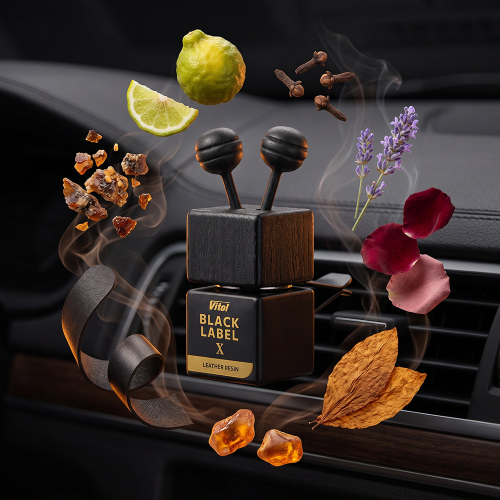 Освежитель воздуха в дефлектор VITOL Black Label Leather Resin 8мл (68125) - Фото 4 Освежитель воздуха в дефлектор VITOL Black Label Leather Resin 8мл (68125) - изображение 4