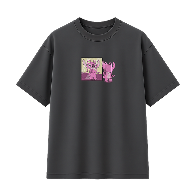 Футболка жіноча з вишивкою графіт XL-3XL розмір Angel Sport - зображення 3