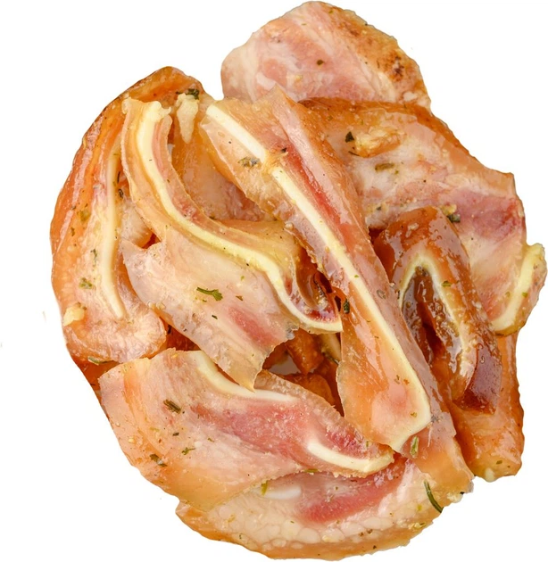Вушка свинячі в/к Meat Chips з часником 100 г - Фото 2 Вушка свинячі в/к Meat Chips з часником 100 г - зображення 2